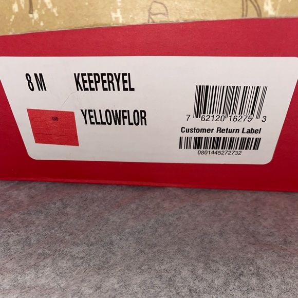 American Rag Floral Design Fabric High Heel Peep Toe Pump Sandal Size 8 - Picture 8 of 9